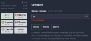 LuckyWave Casino retrait