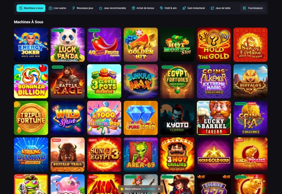 Nova Dreams Casino machines à sous