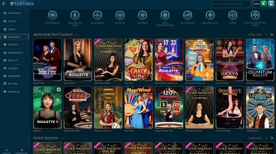 Slotuna casino page casino en direct