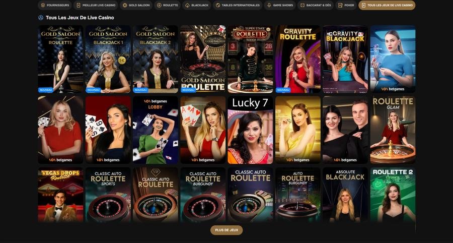 MrPunter Casino le live casino