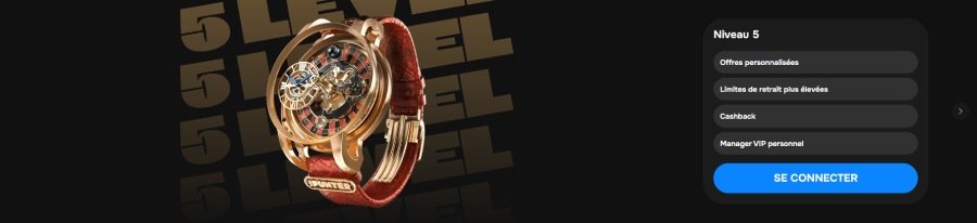 MrPunter Casino le programme vip niveau 5