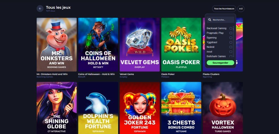 PitBet Casino page des machines à sous