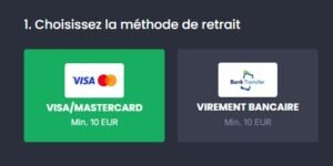 GoldenPlay Casino page de retrait