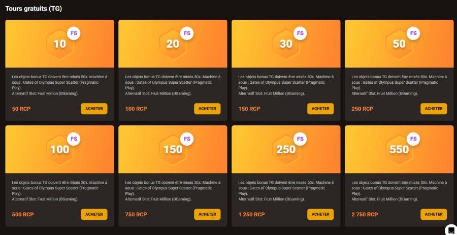 SlotLair Casino boutique bonus