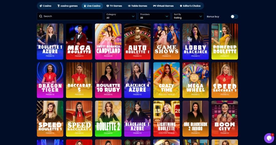 StarzSpins le casino en direct