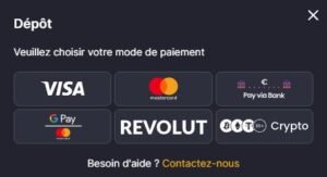 Winhero Casino dépôt