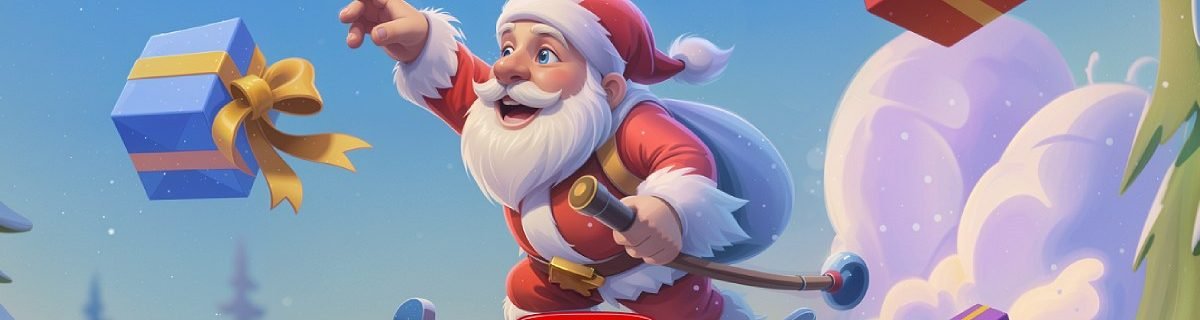 Bannière Noël 2024 - Père Noël