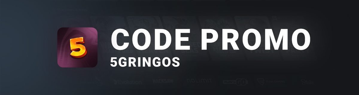 Bannière Code Promo 5Gringos Casino