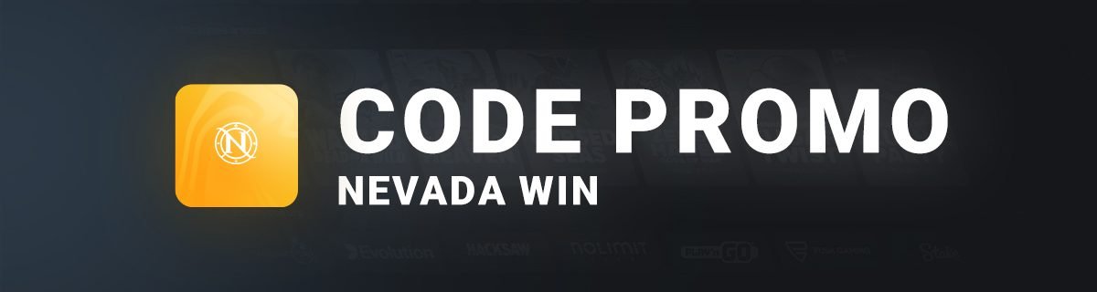 Bannière code promo NevadaWin