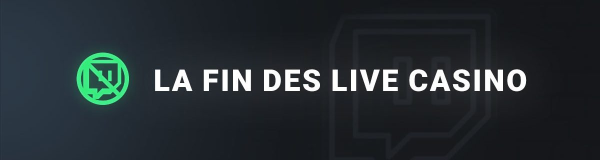 Fin des live casino sur Kick